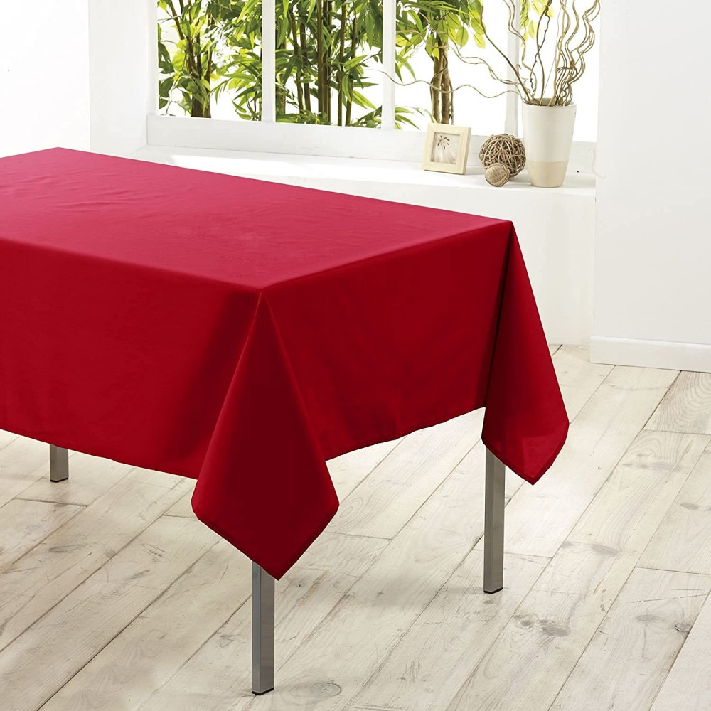 Essentieel Rechthoekig Tafelkleed 140 x 250 cm Vlekbestendig Effen