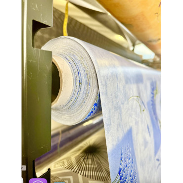 Toalha de mesa encerada provençal estampada - vendida por metro