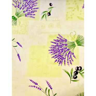 Toalha de mesa encerada provençal estampada - vendida por metro
