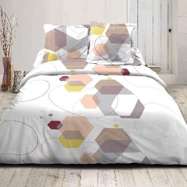 Parure de lit 3 pièces 220 x 240 cm Polyforme