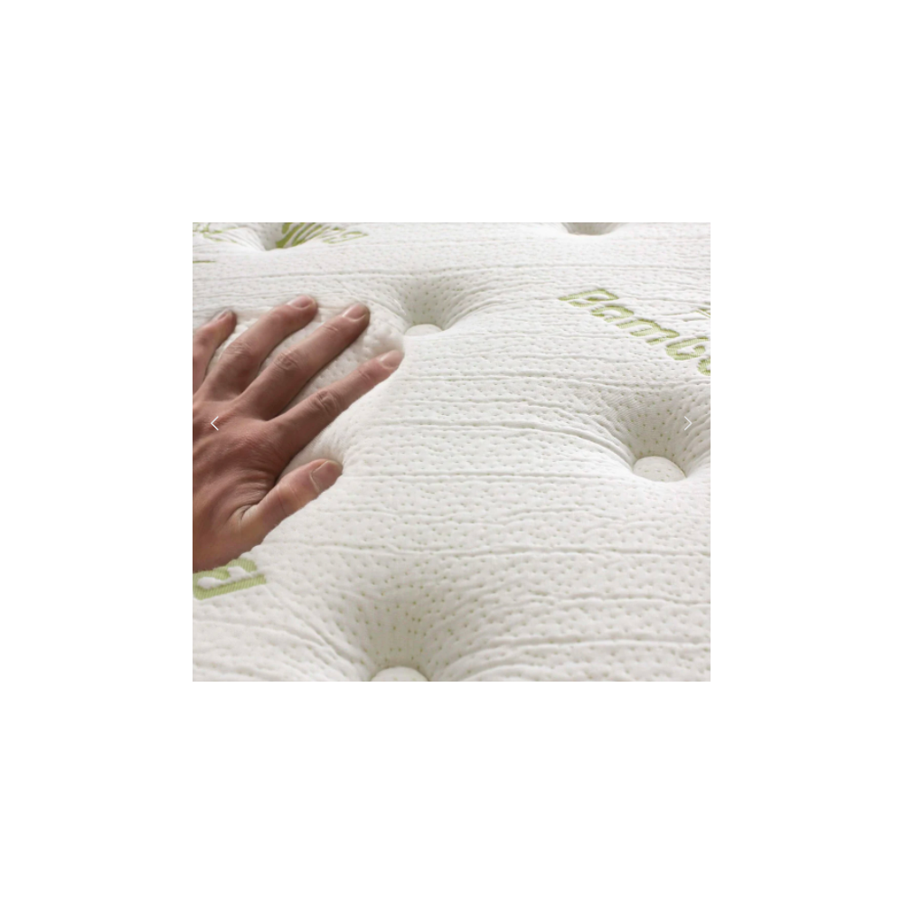 Sur-matelas à Mémoire De Forme Empire Bamboo – 140x190 Cm – Blanc – Occasion