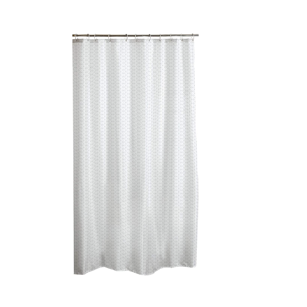 Rideau De Douche 180 X 200 Cm Uni Effet 3d Goutte Transparent
