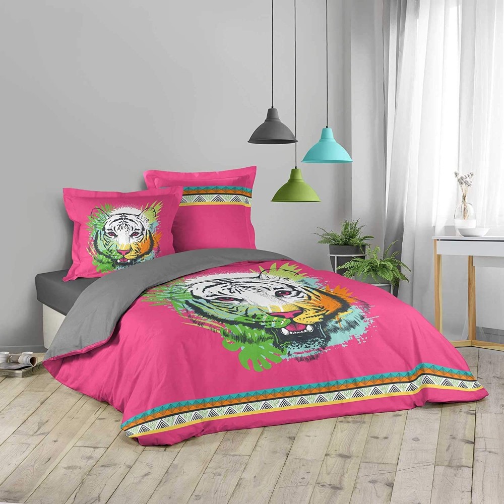 Parure de lit 3 pièces 220 x 240 cm Tigresse