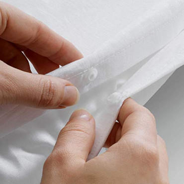 Conjunto de cama Astoria Anthracite White 220 x 240 cm