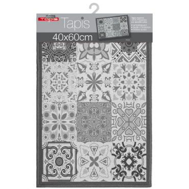 Alfombra multiusos rectangular estampada