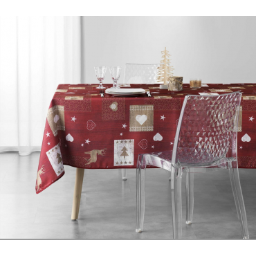 Tovaglia antimacchia Augustin 300 x 150 cm - Impermeabile - Resistente e lavabile in lavatrice