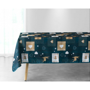 Tischdecke Augustin – schmutzabweisend, 240 x 150 cm – wasserfeste Tischdecke – strapazierfähig und maschinenwaschbar
