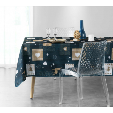 Toalha de mesa Augustin - Resistente a manchas, 240 x 150 cm - Impermeável - Durável e lavável na máquina