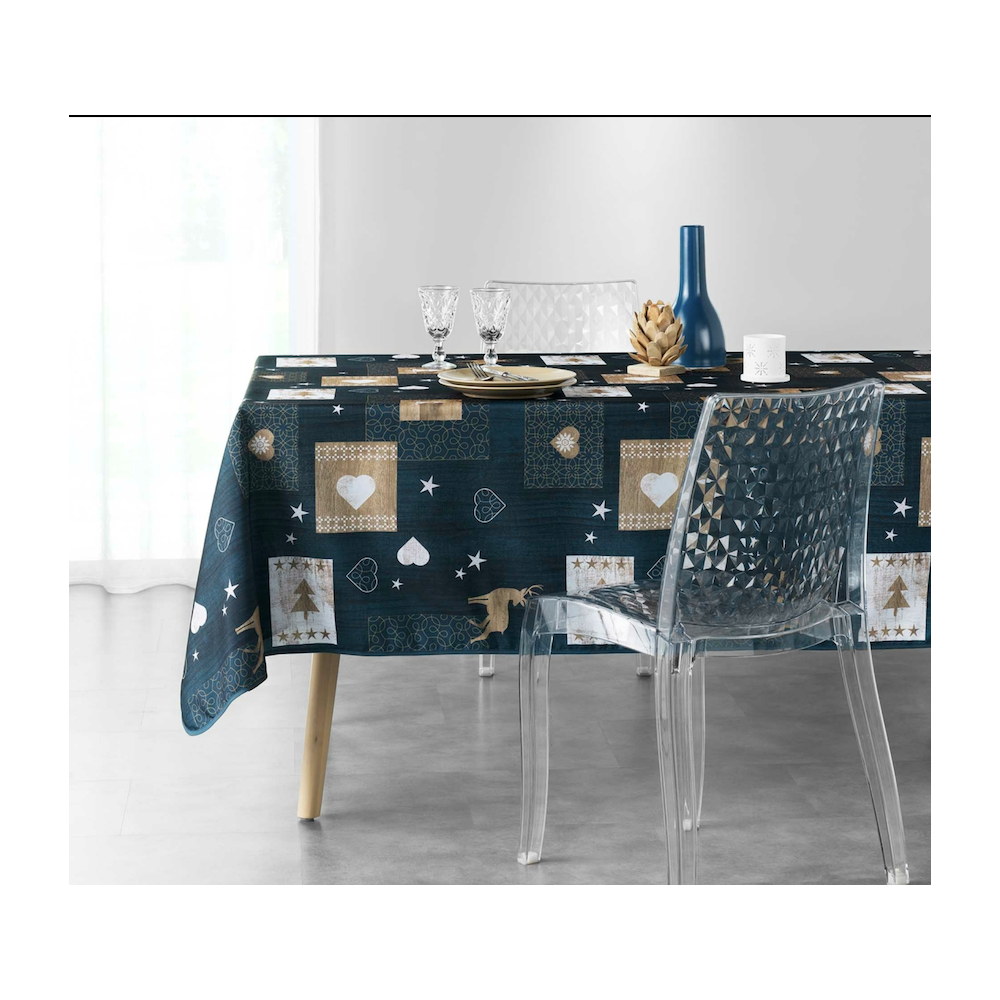 Mantel Augustin - Resistente a las manchas 240 x 150 cm - Impermeable - Duradero y lavable a máquina