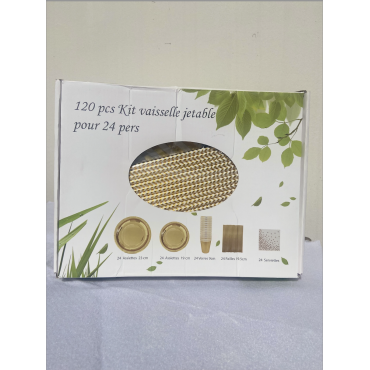 Kit vaisselle jetable