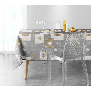 Tischdecke Augustin – schmutzabweisend, 240 x 150 cm – wasserfeste Tischdecke – strapazierfähig und maschinenwaschbar