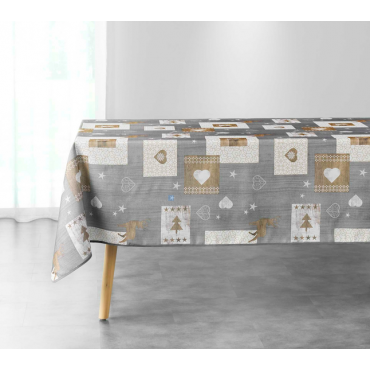 Tischdecke Augustin – schmutzabweisend, 240 x 150 cm – wasserfeste Tischdecke – strapazierfähig und maschinenwaschbar