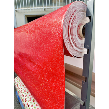 Tischdecke mit Paillettenbedruckung von Bulgommes – Meterware