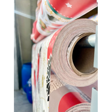 Kersttafelkleed van tafelzeil – Nova Star – per meter verkocht