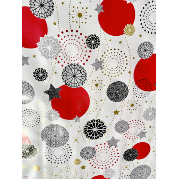 Toalha de mesa de Natal em tecido encerado – Nova Star – Vendida por metro