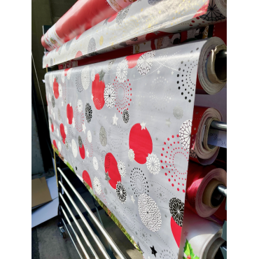 Toalha de mesa de Natal em tecido encerado – Nova Star – Vendida por metro