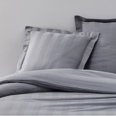 Beddengoedset van 100% katoen – Prestige dekbedovertrek + kussenslopen van 63x63 cm – katoensatijn