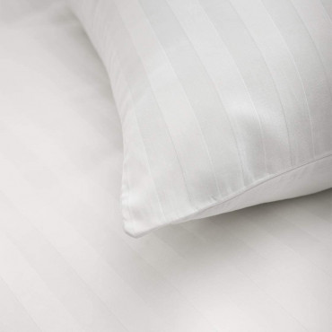 Beddengoedset van 100% katoen – Prestige dekbedovertrek + kussenslopen van 63x63 cm – katoensatijn