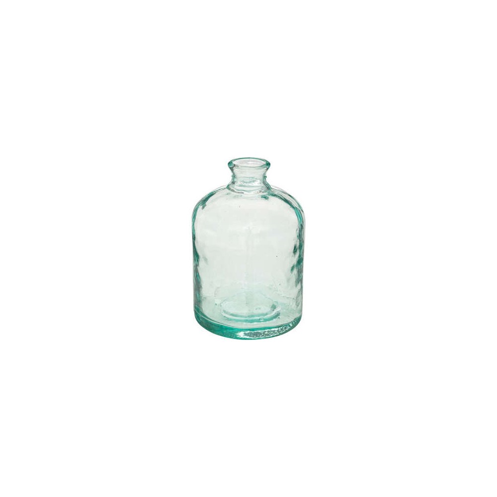 Imet transparente Vase aus recyceltem Glas – T 12 x H 20 cm
