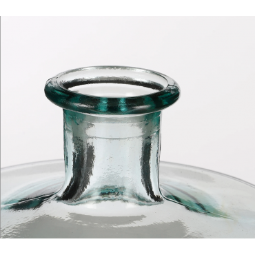 Vase en verre recyclé Imet transparent – D 12 x H 20 cm