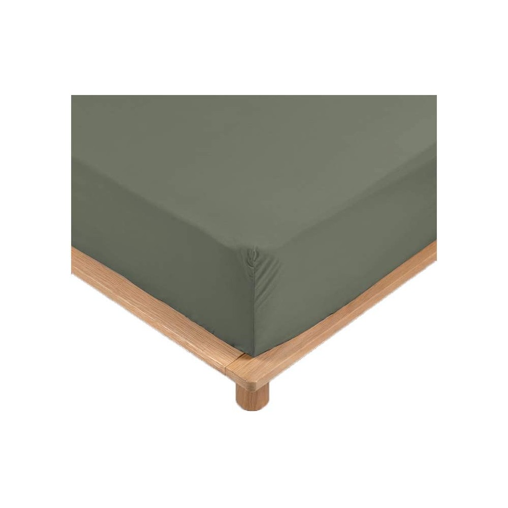 drap housse vert