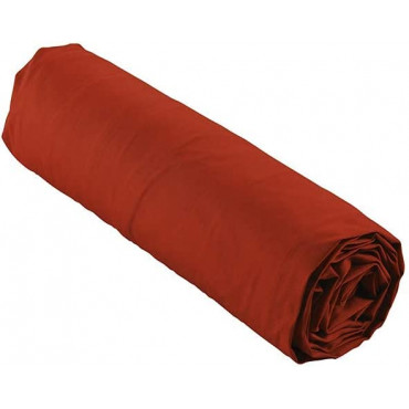 draps housse rouge