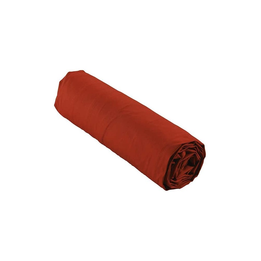 draps housse rouge