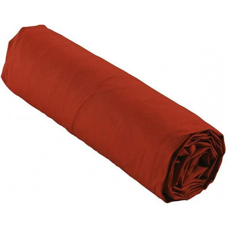 draps housse rouge