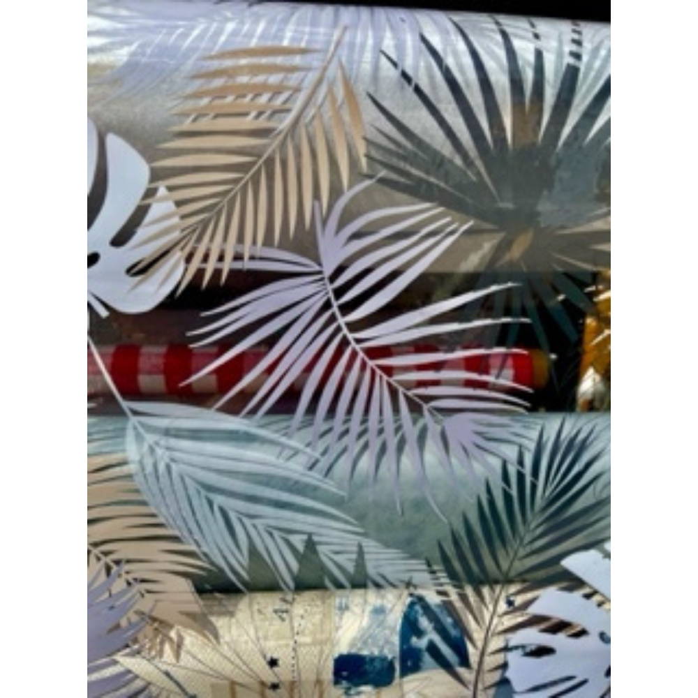 Toile Cirée Transparente Imprimée Virginia