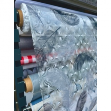 Toile cirée Transparente Imprimée Plumela