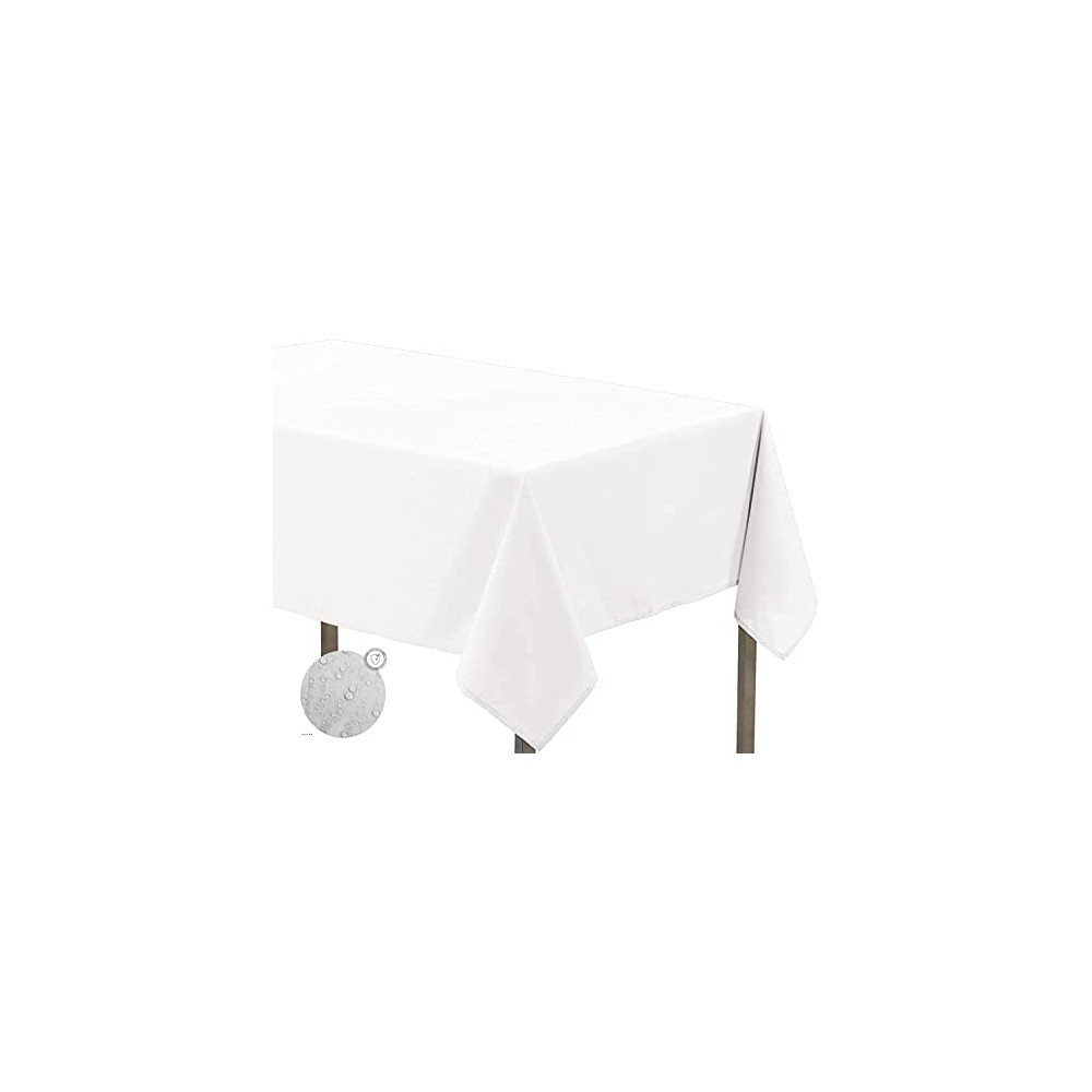Nappe Carré 180 x 180 cm Uni ESSENTIEL Blanc