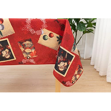 Vlekbestendig kersttafelkleed 150 x 240 cm SLED