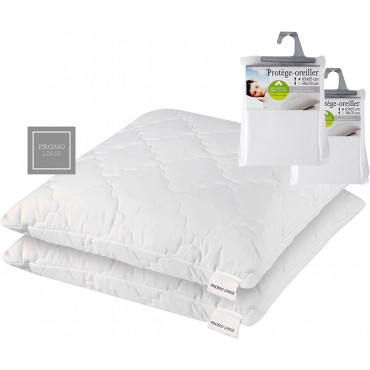 oreiller avec protege