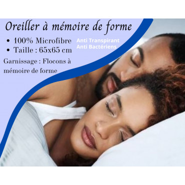 oreiller a memoire de forme