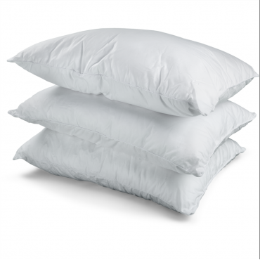Weiches rechteckiges oder quadratisches Kissen aus 100 % Polyester-Hohlfasern, Kissen-Promo-Leinen