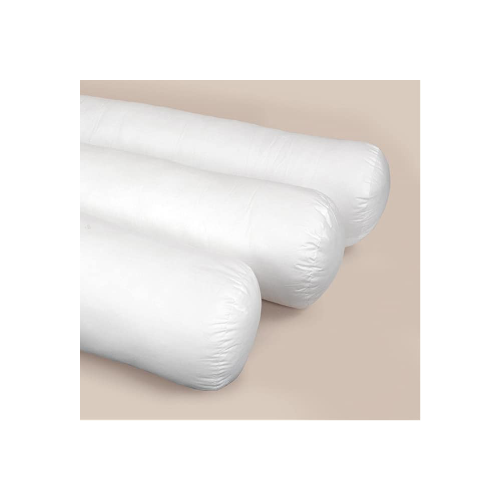 Traversin uni confort en polyester 140 cm Couleur blanc Douceur D'intérieur
