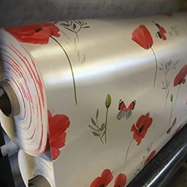 Nappe Bulgomme Imprimée Coquelicot