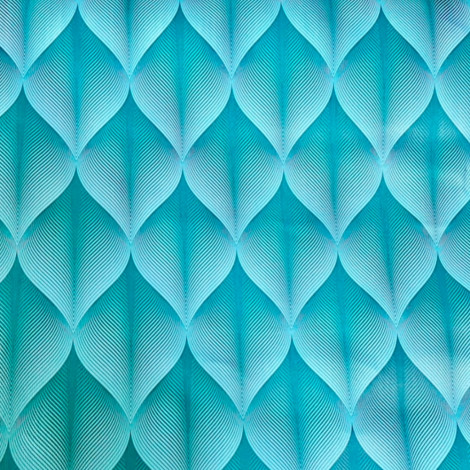 Toile Cirée Imprimée Kalini Bleu