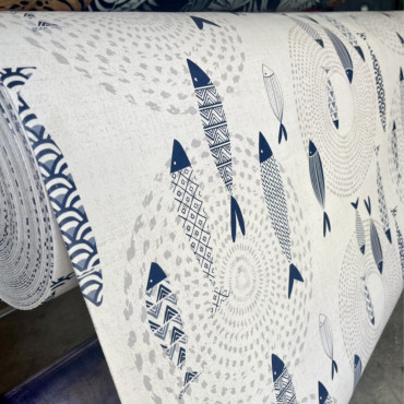 Nappe Bulgomme Imprimée Poissons
