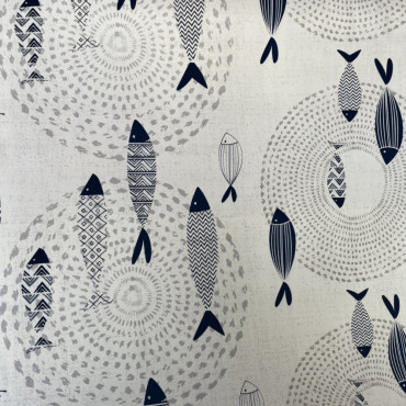 Nappe Bulgomme Imprimée Poissons