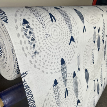 Nappe Bulgomme Imprimée Poissons