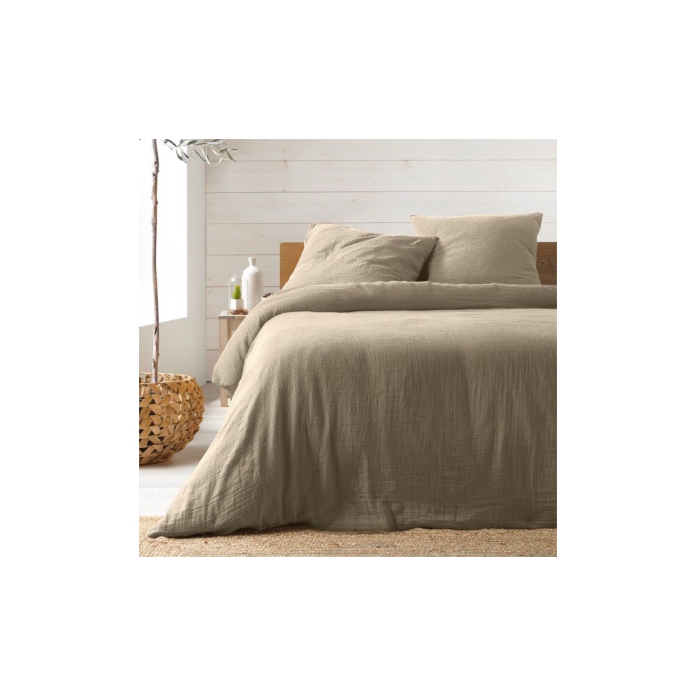 Katoenen gaas bedset 240x260cm