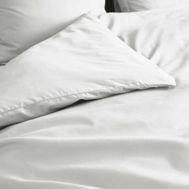 Housse de couette Percale Unie Sans Taie d'oreiller 100% Coton 78 fils – Parure de Lit Luxe et Confort