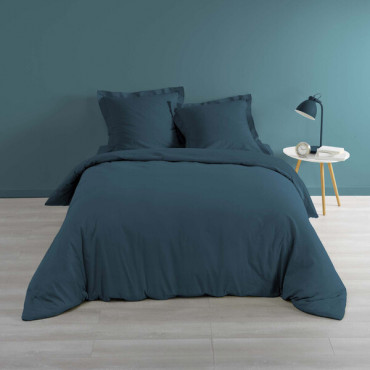 Effen Percale Dekbedovertrek - Luxe en Comfort Beddengoedset