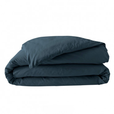 Housse de couette Percale Unie Sans Taie d'oreiller 100% Coton 78 fils – Parure de Lit Luxe et Confort