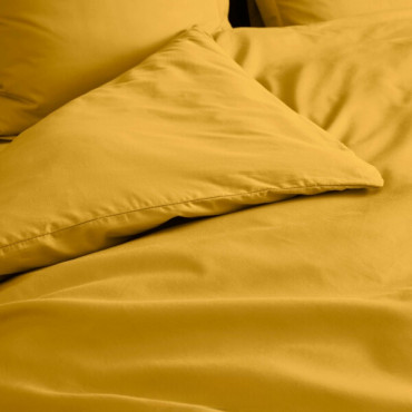 Effen Percale Dekbedovertrek - Luxe en Comfort Beddengoedset