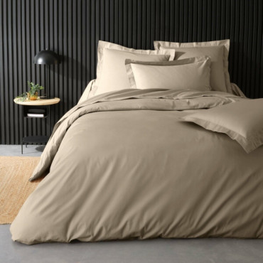 Effen Percale Dekbedovertrek - Luxe en Comfort Beddengoedset