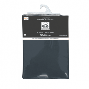 Copripiumino in percalle semplice – Set di biancheria da letto di lusso e comfort