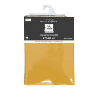 Funda nórdica de percal lisa: juego de cama de lujo y confort