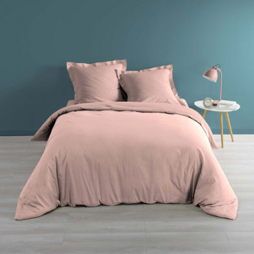 Effen Percale Dekbedovertrek - Luxe en Comfort Beddengoedset